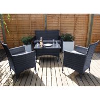 See more information about the Kendal Conservatory Set Charcoal Grey (4 Piece)